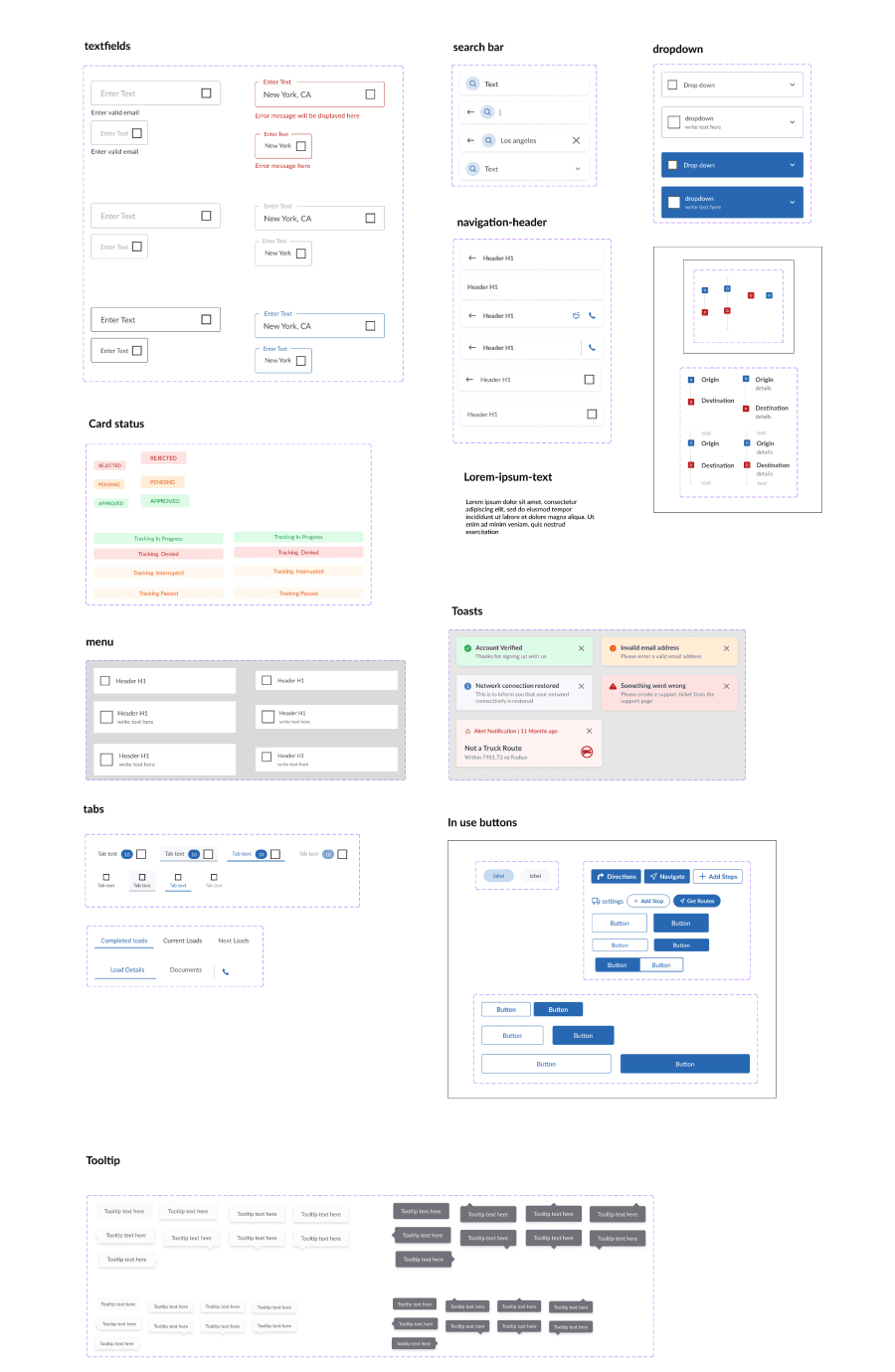 Design system color and typography guidance