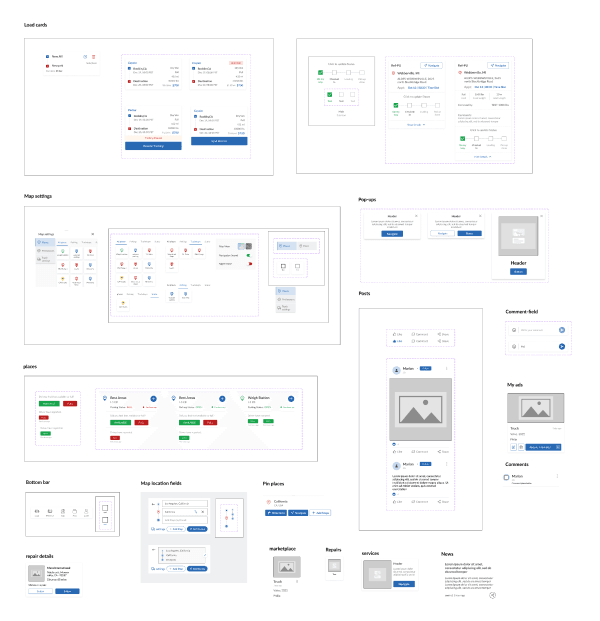 Design system documented patterns