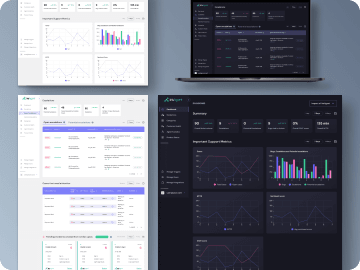 Website interface design preview