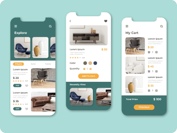 Dashboard interface design preview