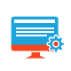 Icon for Wix, Squarespace, Wordpress